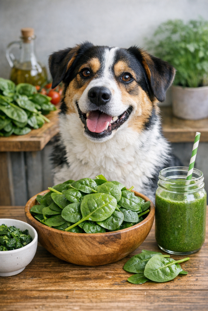 Czy pies może jeść szpinak?