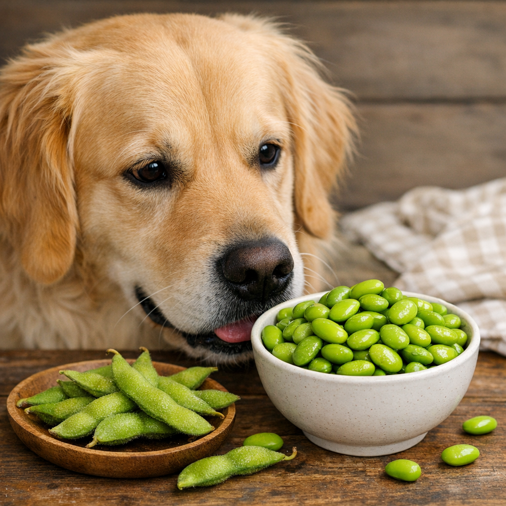 Czy psy mogą jeść edamame?