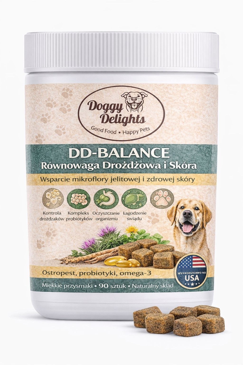 Równowaga Drożdżowa i Skóra psa