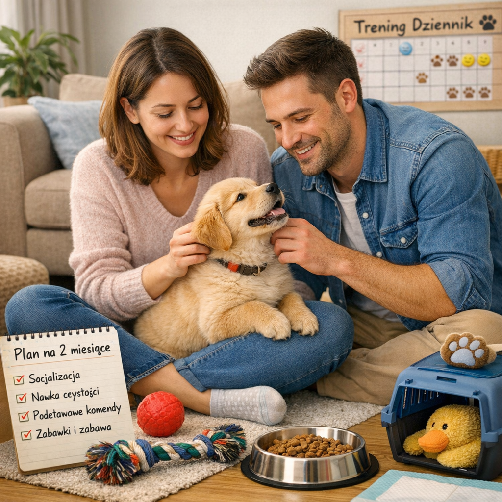 Nowy pies w domu – pierwsze 2 miesiące krok po kroku