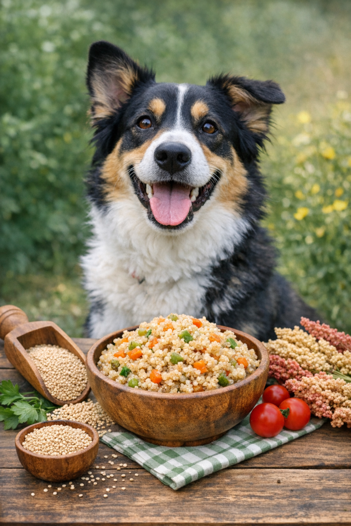 Czy psy mogą jeść komosę ryżową? Zboże, które psy uwielbiają!