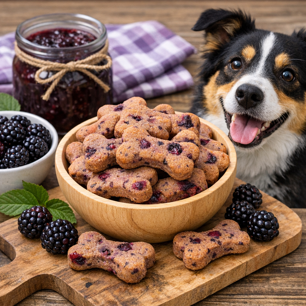 Czy psy mogą jeść jeżyny? Miękkie, pieczone przysmaki z jeżyn