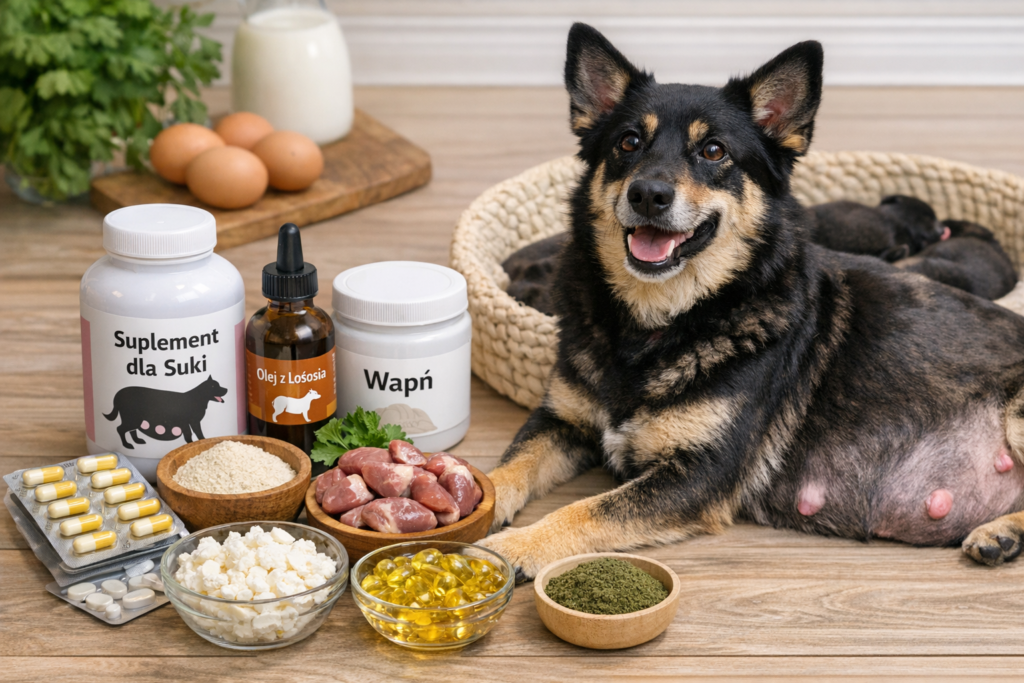 Jakie suplementy podawać sukom w ciąży i w okresie karmienia?