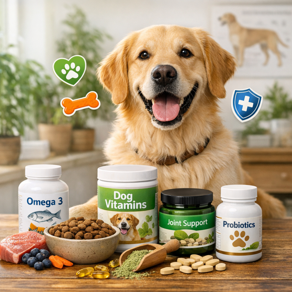 Dlaczego psy odnoszą korzyści ze stosowania suplementów diety?