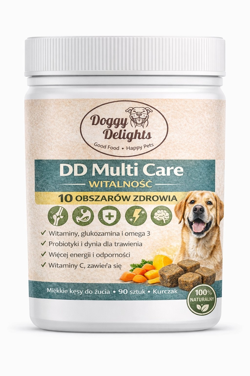 Suplement diety na witalność psa