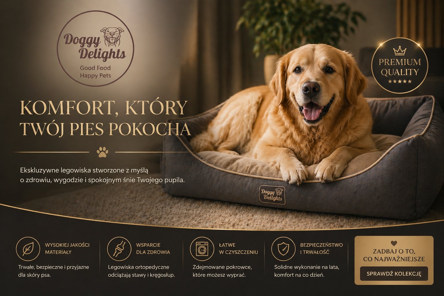 Legowisko klasy premium