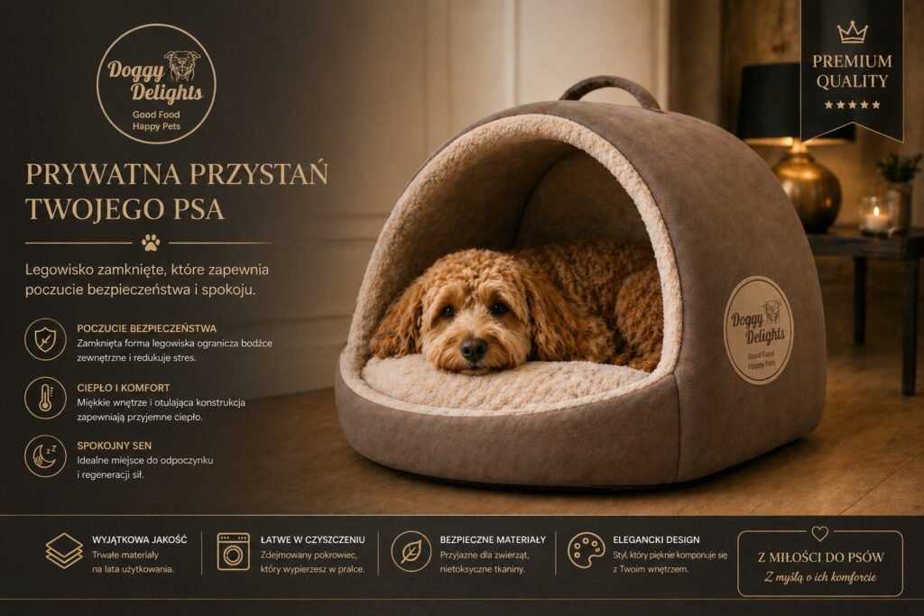 Przenośne legowisko dla małych psów
