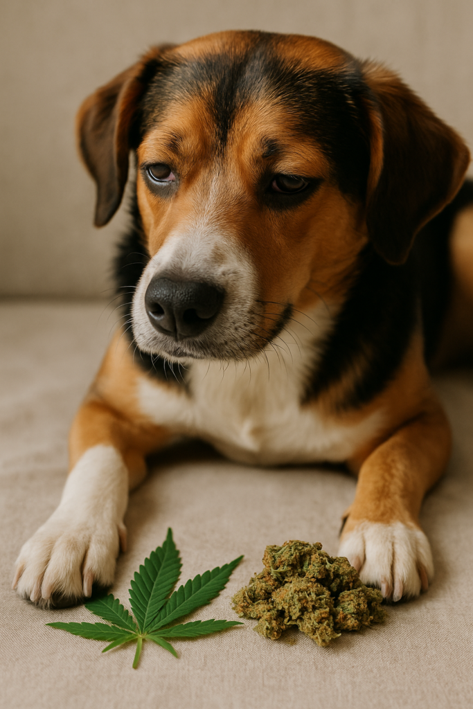 Czy psy mogą się odurzyć? Zagrożenia związane z marihuaną