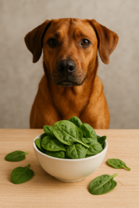 Czy pies może jeść szpinak?