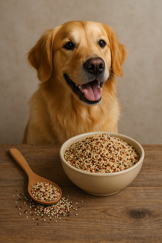 Czy psy mogą jeść komosę ryżową? Zboże, które psy uwielbiają!