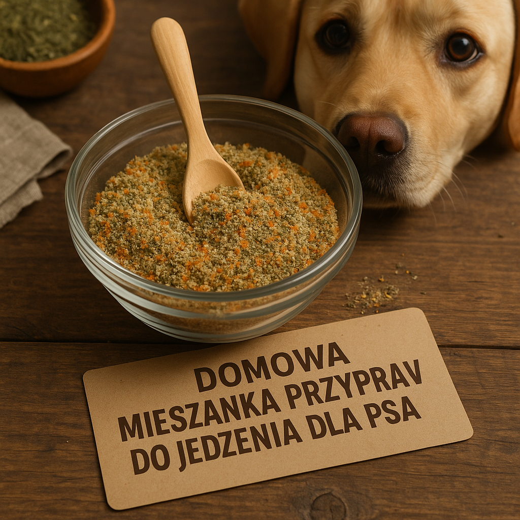 Domowa mieszanka przypraw do jedzenia dla psa