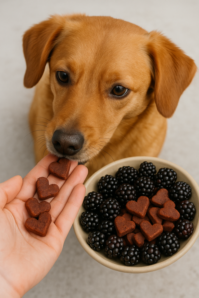 Czy psy mogą jeść jeżyny? Miękkie, pieczone przysmaki z jeżyn