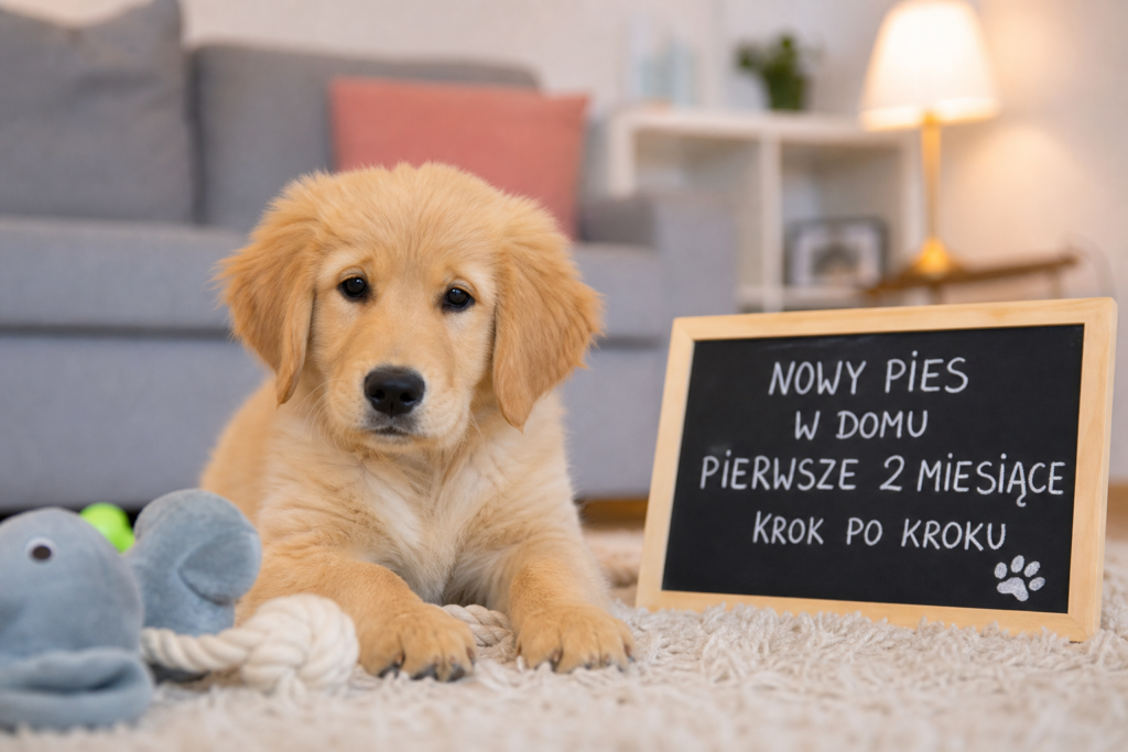 Nowy pies w domu – pierwsze 2 miesiące krok po kroku