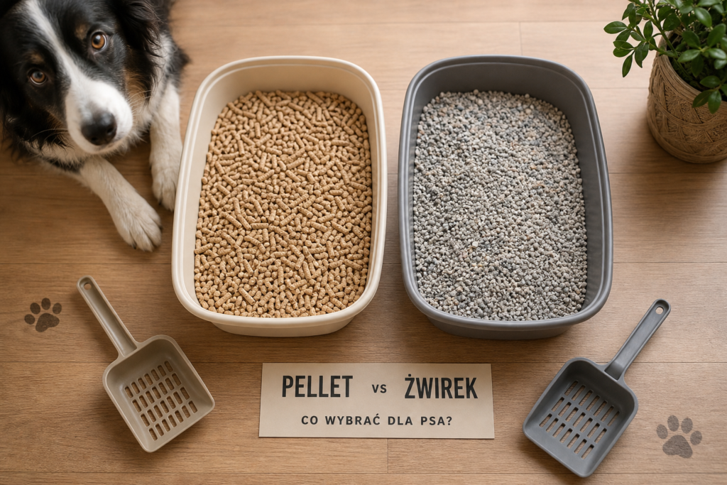 Czym różni się pellet od żwirku dla psa? Praktyczne porównanie
