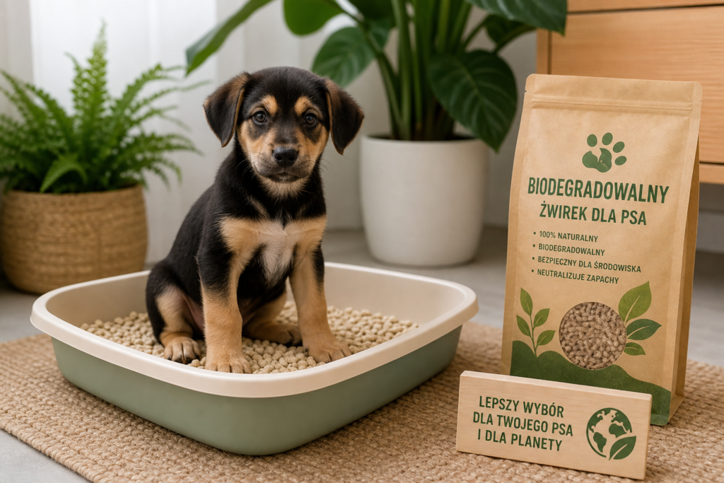 Biodegradowalny żwirek dla psa – dlaczego to lepszy wybór niż tradycyjne rozwiązania?